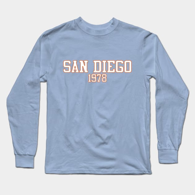 San Diego 1978 (variant) Long Sleeve T-Shirt by GloopTrekker